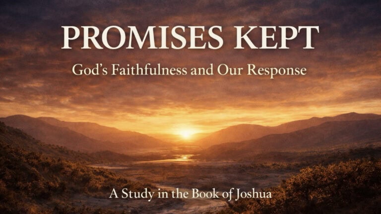 Promises Kept – A Study in the Book of Joshua